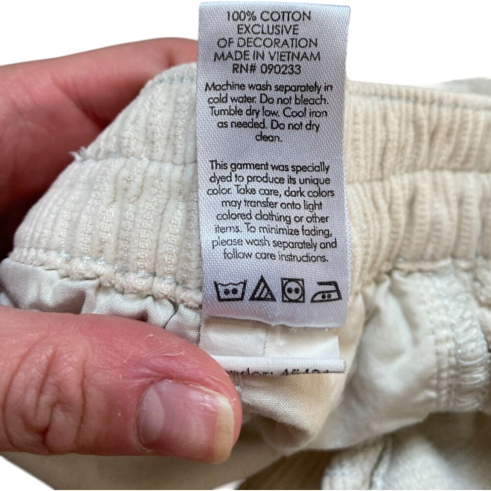 PacSun Beige Embroidered Butterfly Cargo Straight Leg Pants - Picture 7 of 7